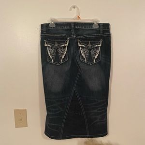 ND weekend Jean skirt
